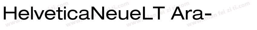 HelveticaNeueLT Ara字体转换